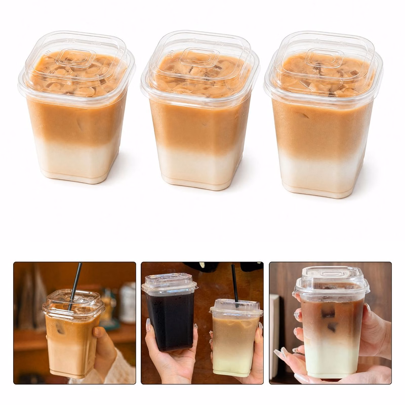 16.9oz Takeout Cup with Transparent Lid