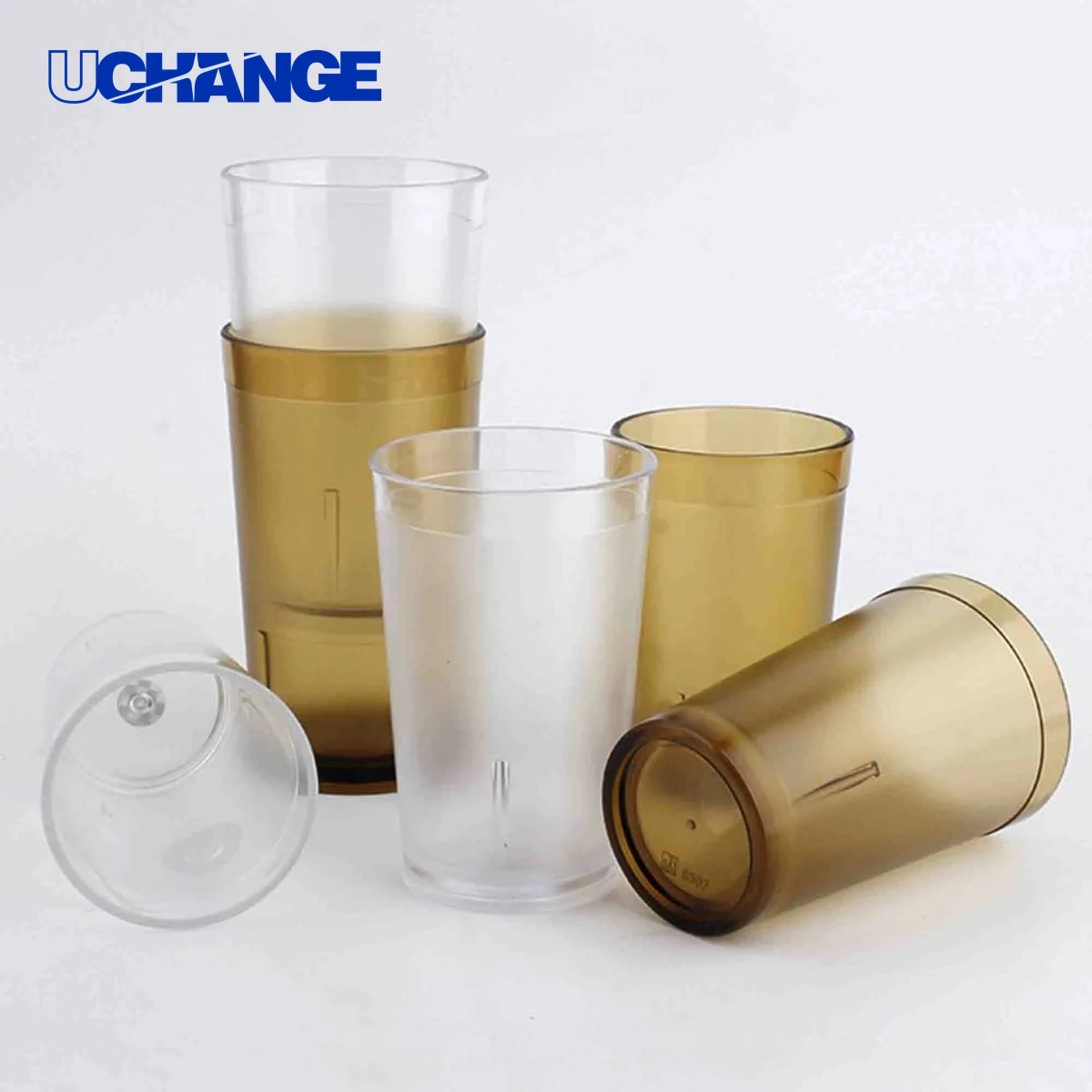 Stackable Plastic Cup Tumbler for Reusable Drinking Glasses 1
