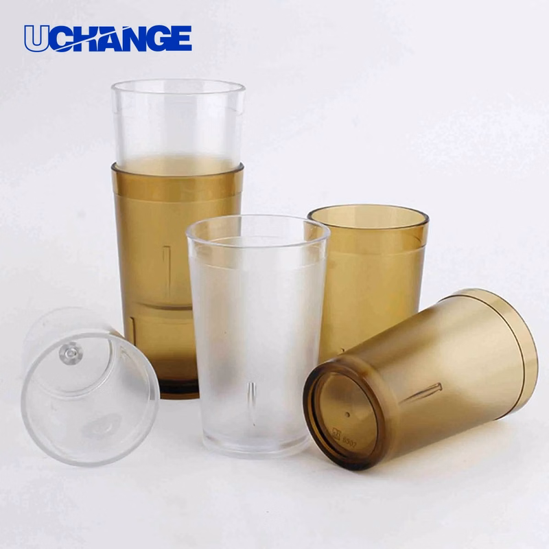 Stackable Plastic Cup Tumbler for Reusable Drinking Glasses
