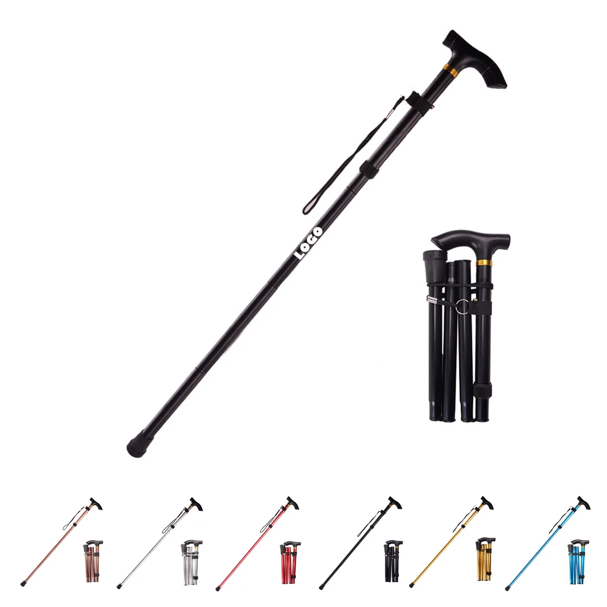 Aluminum Alloy Hiking Walking Trekking Pole 1