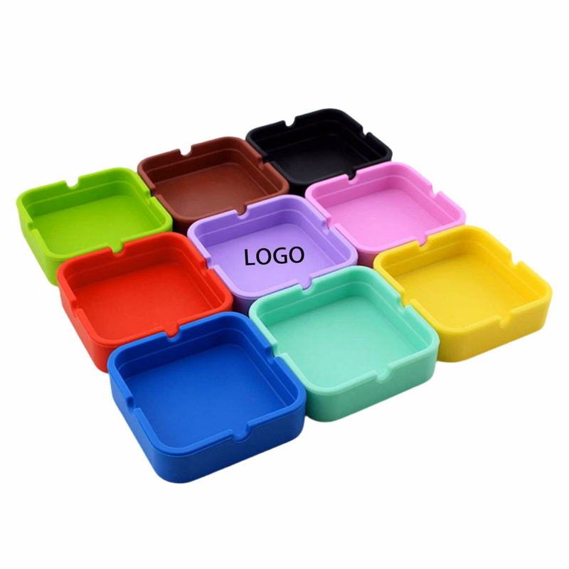 Bar Square Silicone Ashtray