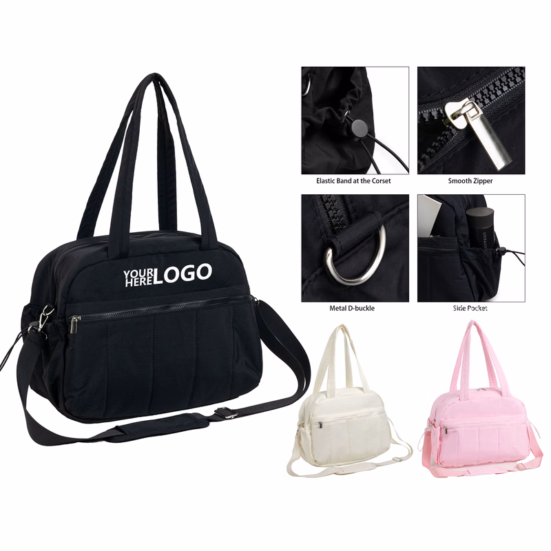 Waterproof Nylon Crossbody Bag for Fitness and Travel