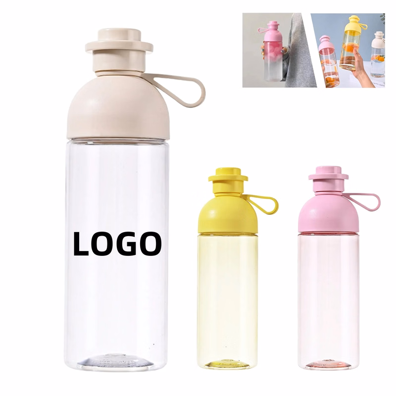 20oz Portable Handheld Large-Capacity Plastic Water Bottle