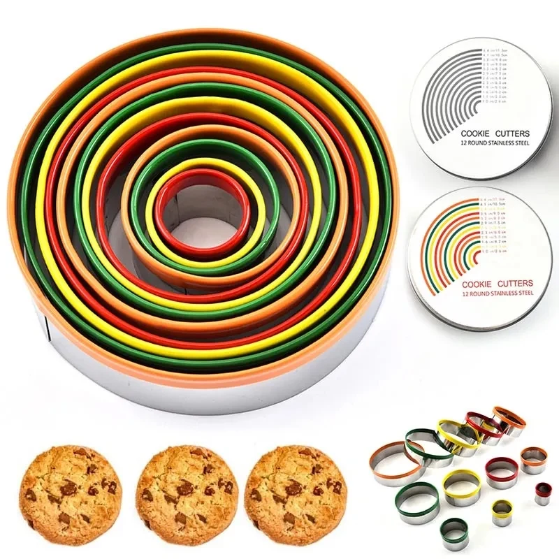 Round Cookie Biscuit Cutter Set 1