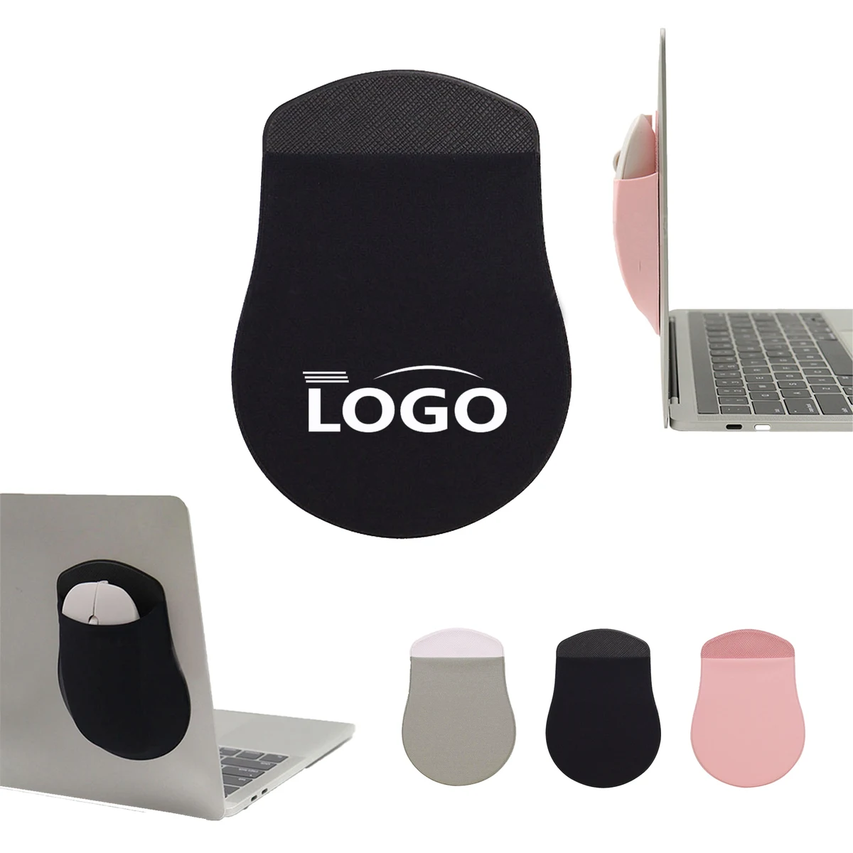 MOQ:50pcs Self-Adhesive Laptop Mouse Pocket 1