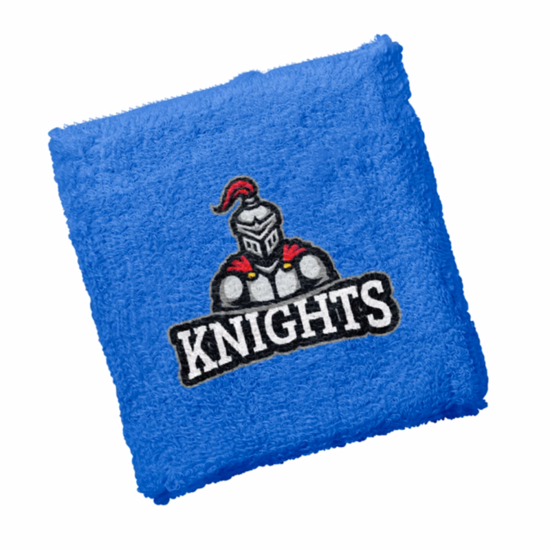 Sports Wristband with Custom Embroidery