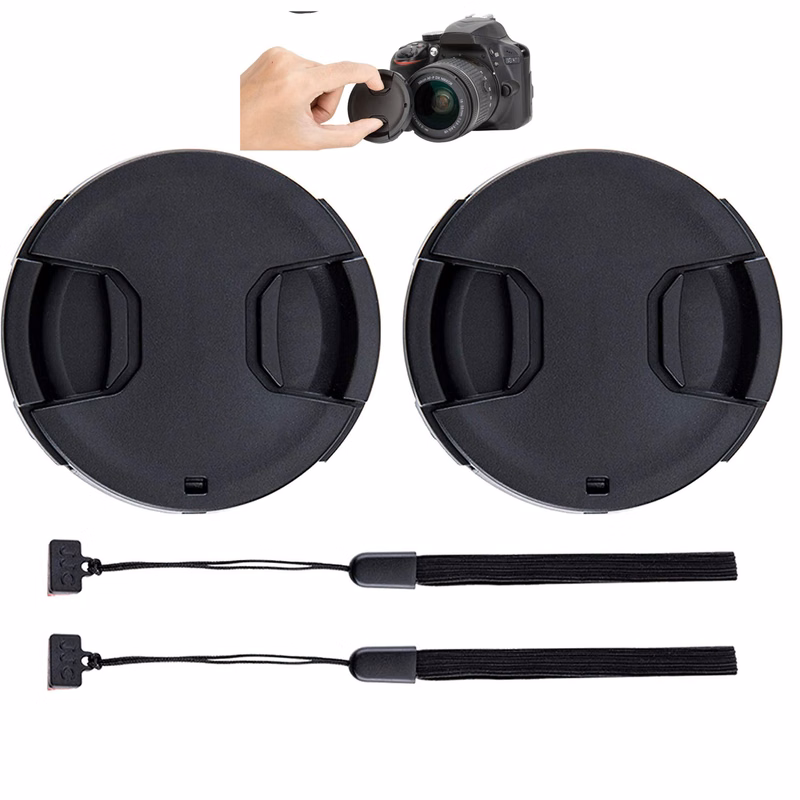 Front Lens Cap Cover with Deluxe Cap Keeper