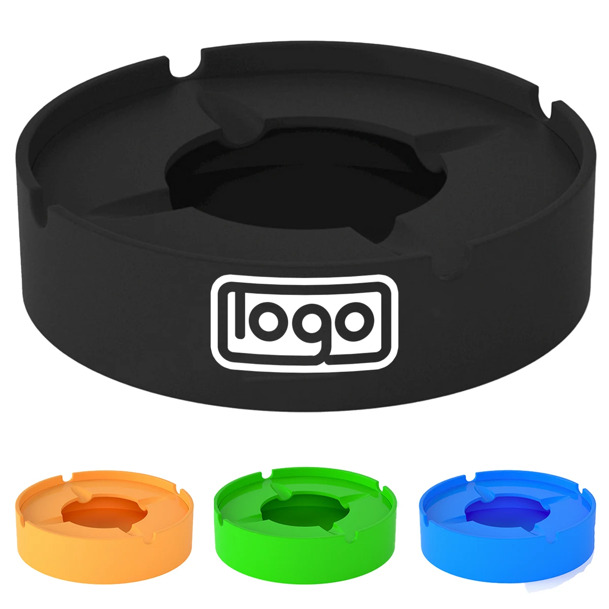 Small Silicone Round Ashtray 1