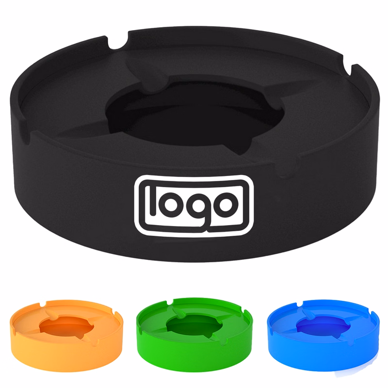 Small Silicone Round Ashtray