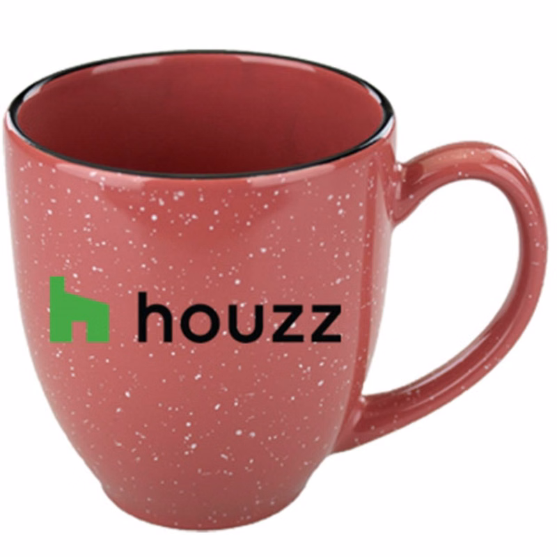 15 Oz Santa Fe Bistro Mug - Coral