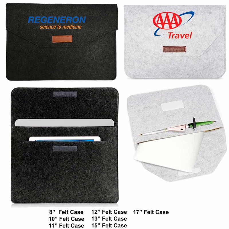 iBank ® 12" Felt Sleeve Case with pocket for Laptop Tablet
