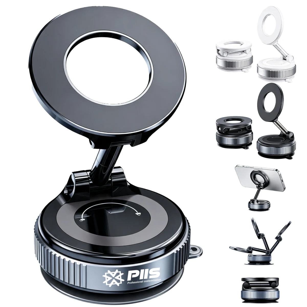 Vacuum Magnetic Car Mount 1
