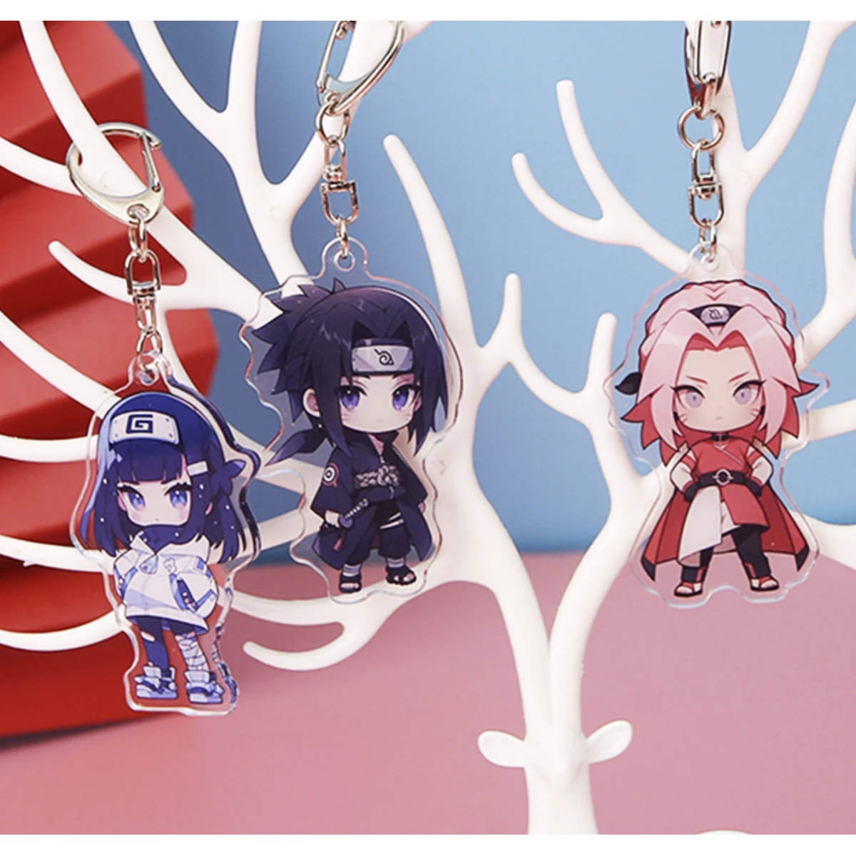Custom Any Shaped Acrylic Cartoon Keychain for Two Sides Printing 1