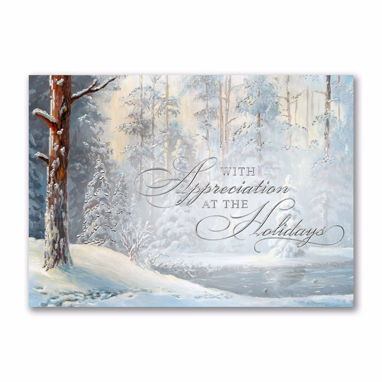 Frosty Appreciation Holiday Card