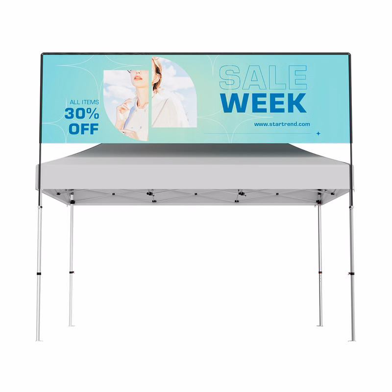 15ft x 2ft Rectangular Tent Billboard - Fabric Only