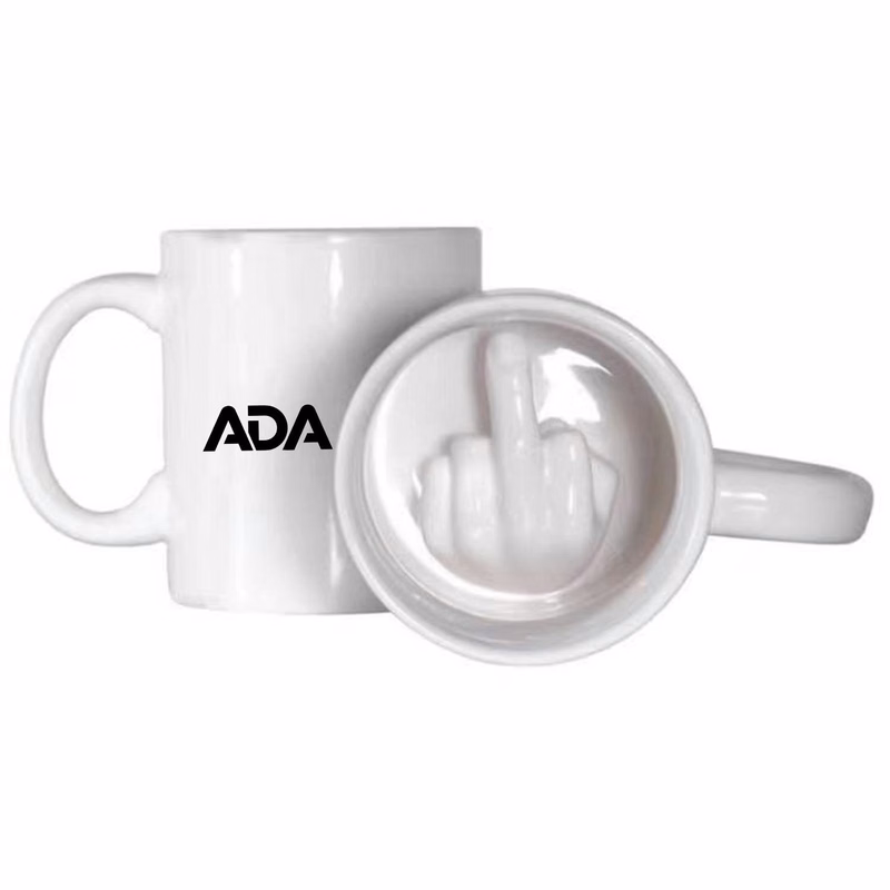 12oz 3D Middle Finger Ceramic Mug