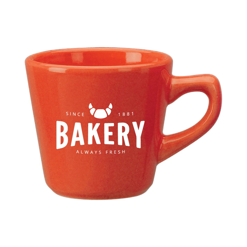 7 oz. Tangerine Orange Mini Cancun Mug 1