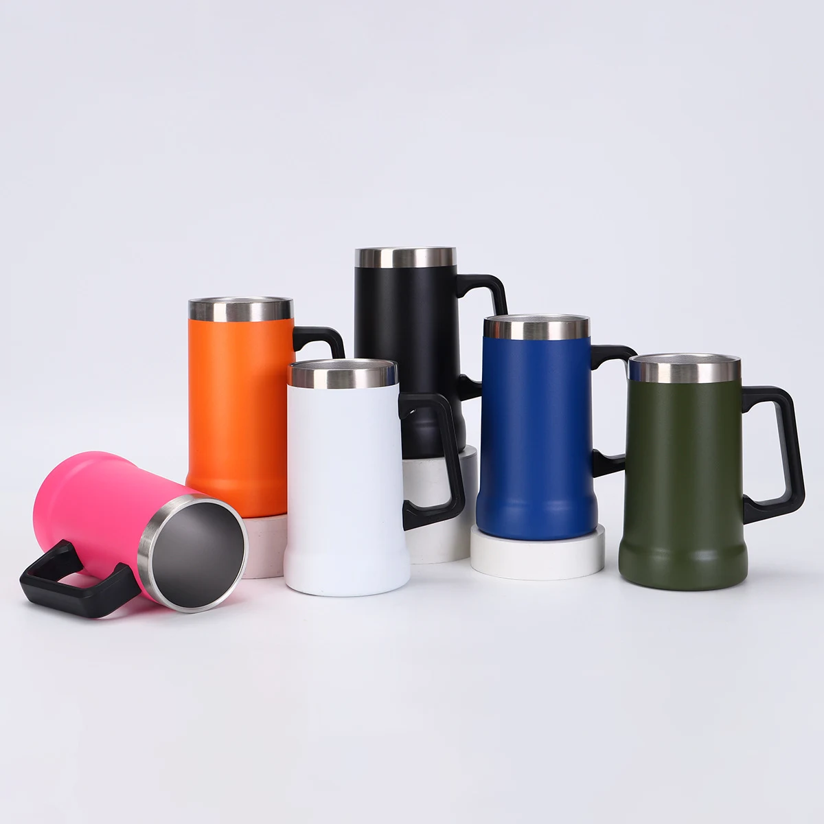 23.7oz Large Stainless Steel Insulated Beer Mug 1