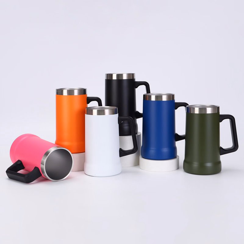 23.7oz Large Stainless Steel Insulated Beer Mug