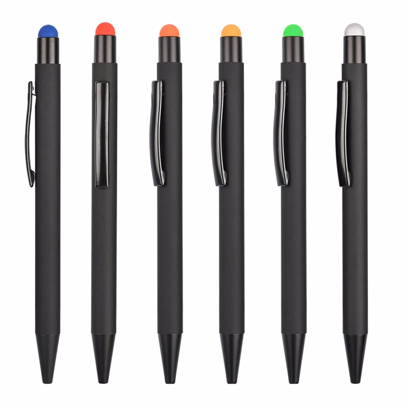 Aluminium 2 in 1 Ballpoint Pen W/ Stylus