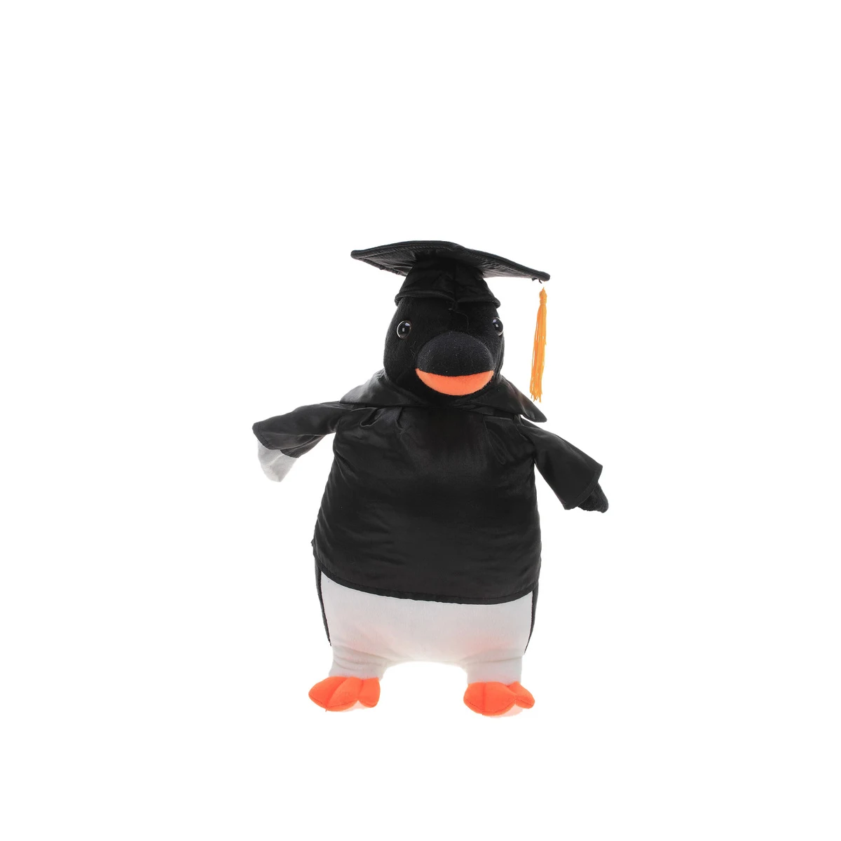 soft plush Penguin with graduation cap &gown 1