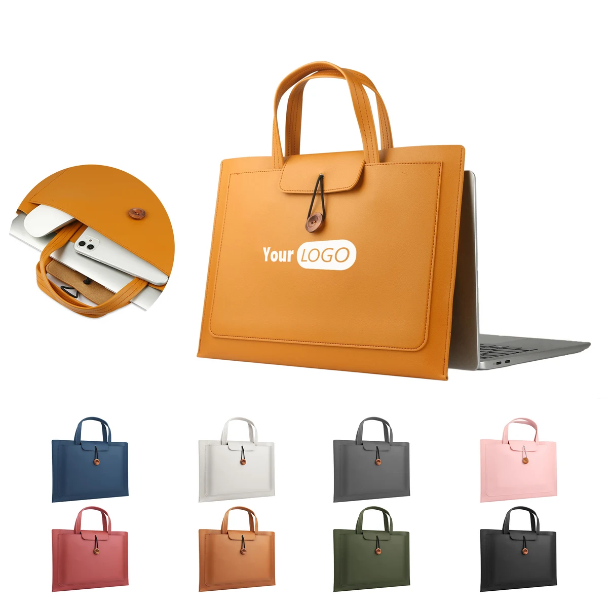 14 Inch PU Laptop Bag 1