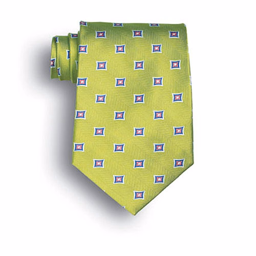 Lime Green Vasari Polyester Tie
