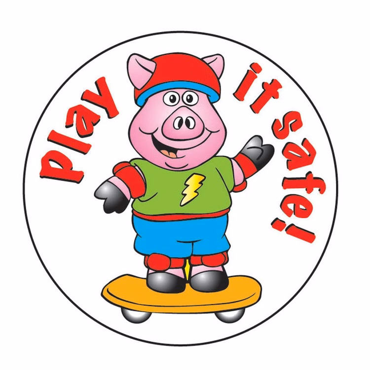 STICKERS - Play it Safe! Sticker Roll