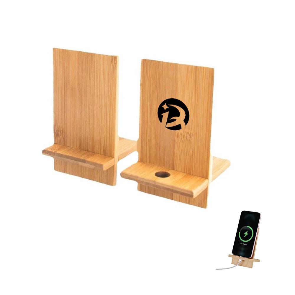 Bamboo Phone Holder & Stand 1