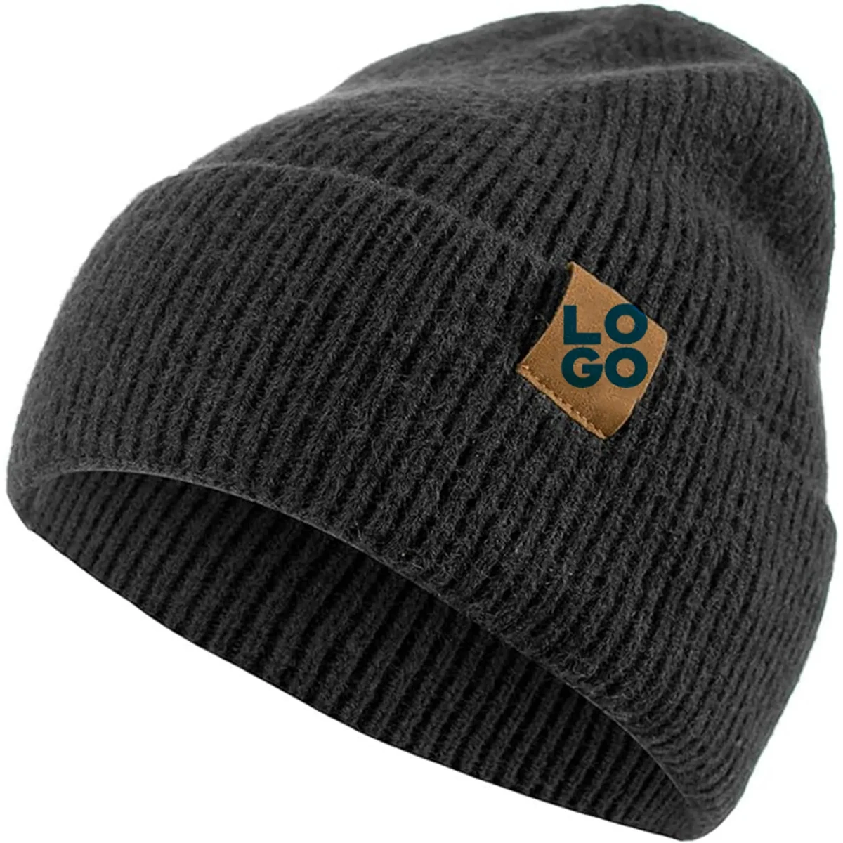 Fleece-thickened Polyester Acrylic Knitted Winter Beanie 1
