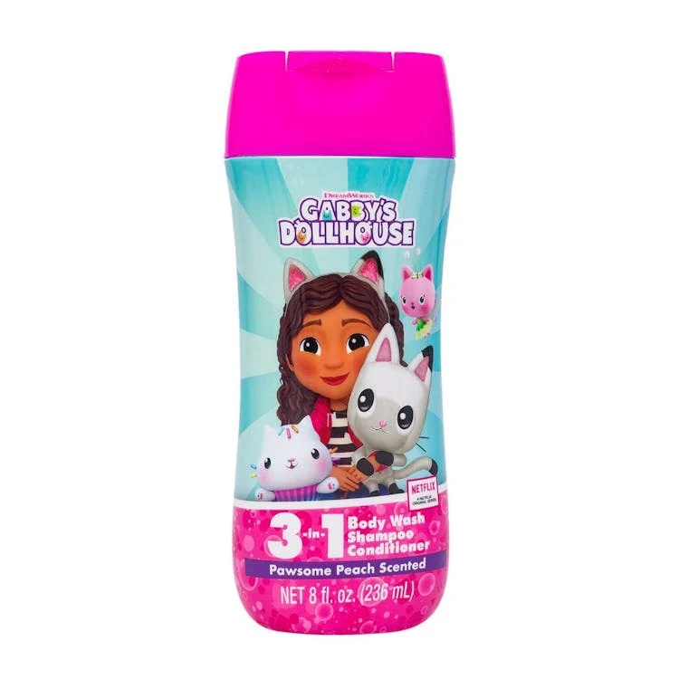 Kids' Gabby's Dollhouse 3-in-1 Body Wash Shampoo & Conditioner - 8 oz 1