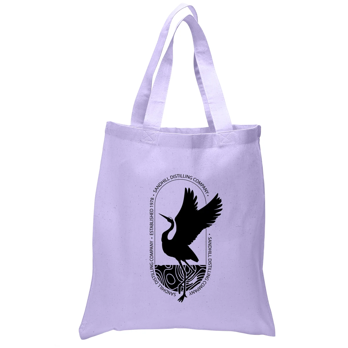 Canvas Slim Tote w/ Webbing Handles 1