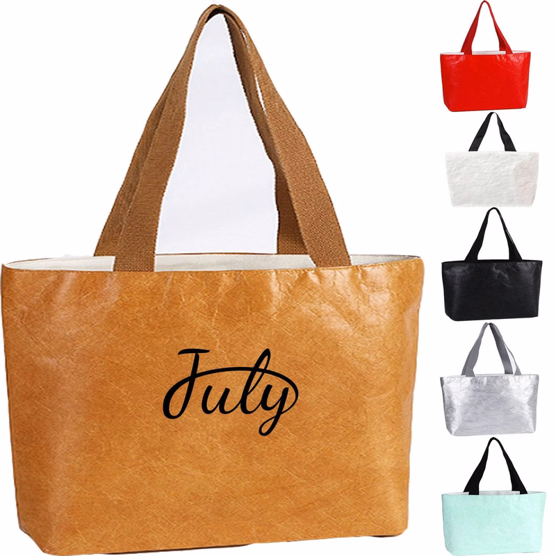 Reusable Waterproof Tyvek Paper Tote Shopping Bag