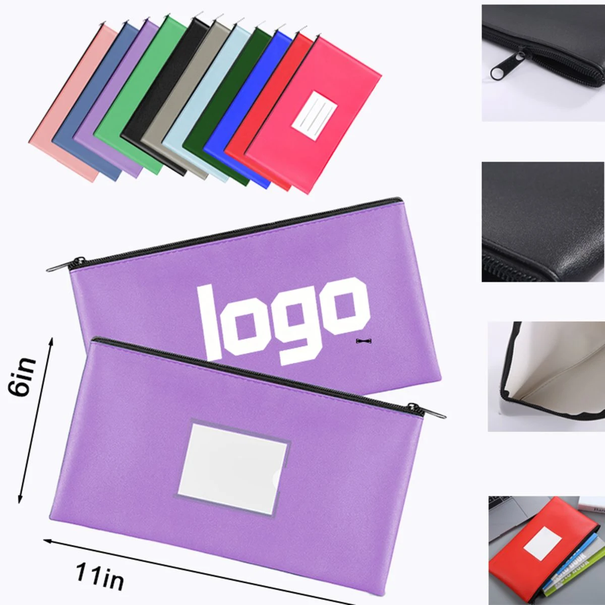 PU Leather Storage Pouch with Card Slots 1