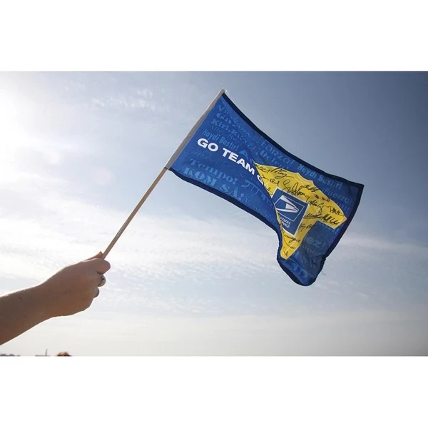 24" x 36" Custom Stick Flag - Digital Print 1
