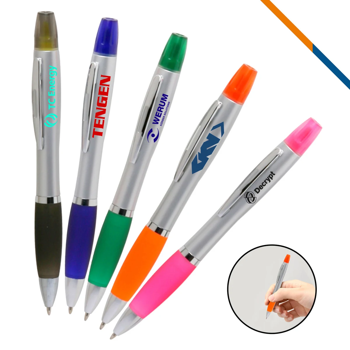Erinne 2in1 Highlighter Ballpoint Pen 1