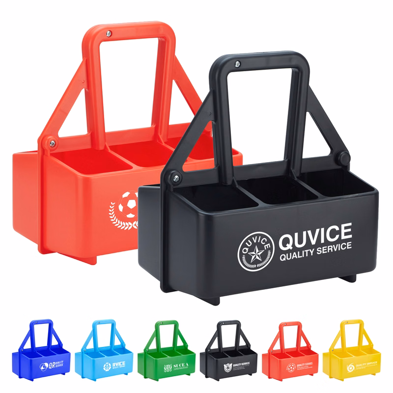 6-Pack Portable Plastic Beer Basket