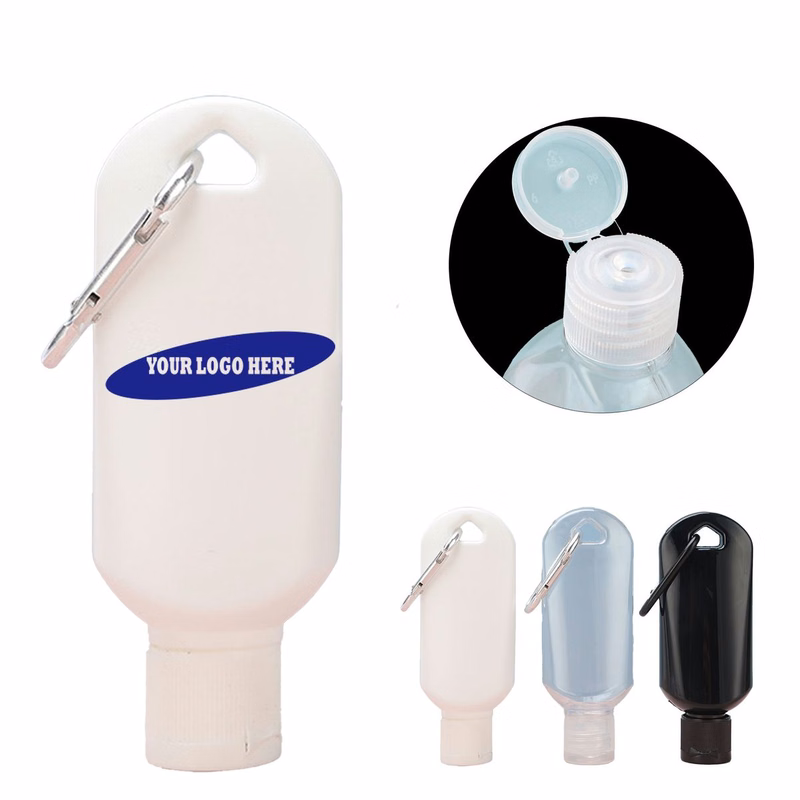 Clip-Attached Portable Gel Dispensing Bottle