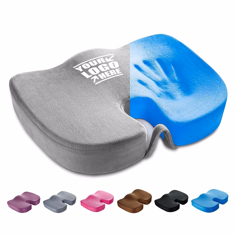 Custom Memory Foam Seat Cushion With Cooling Gel Infused