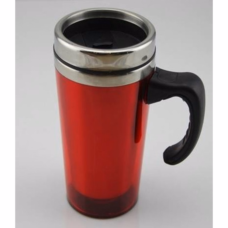 Vehicle-Mounted Stainless Steel Mug with Handle