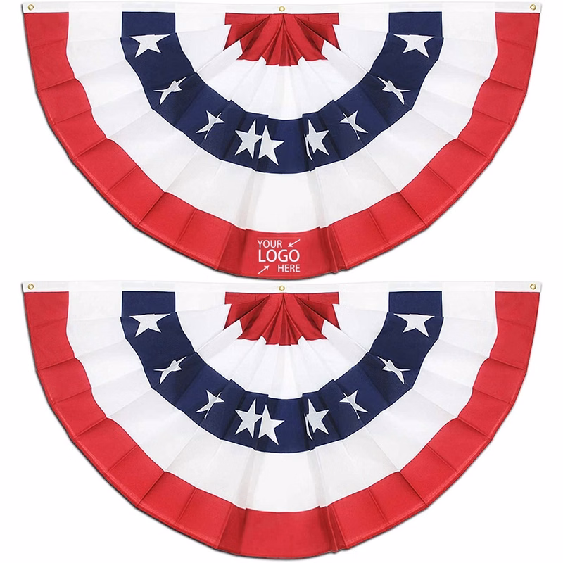 Patriotic American Bunting Flag Banner