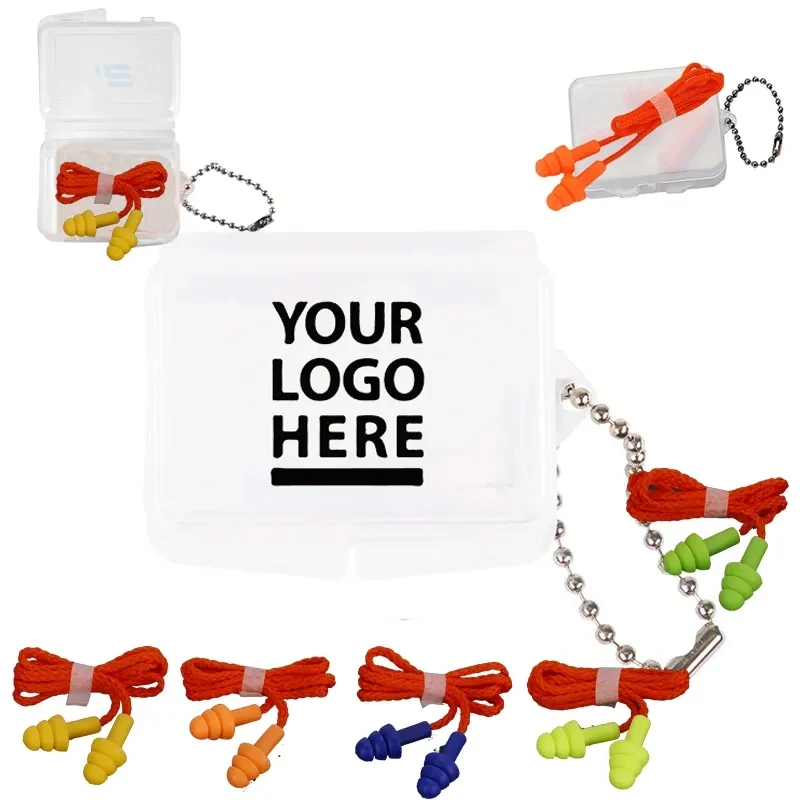 Promotional Silicone Ear plugs with String 1
