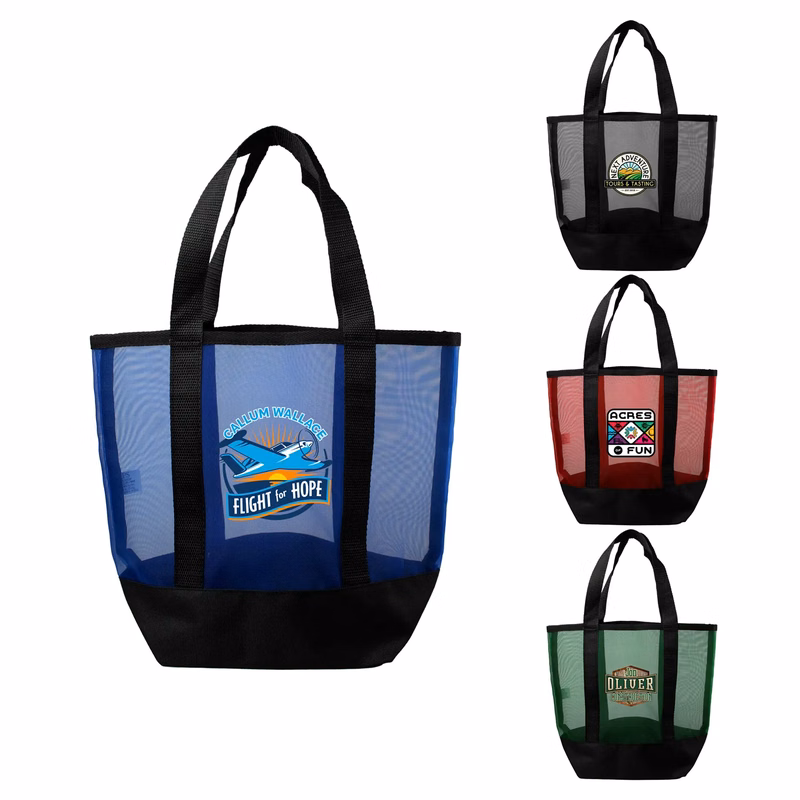 Mini Recycled Mesh Beach Bag