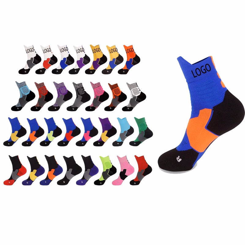 Basketball Socks Cushioned Athletic Sports