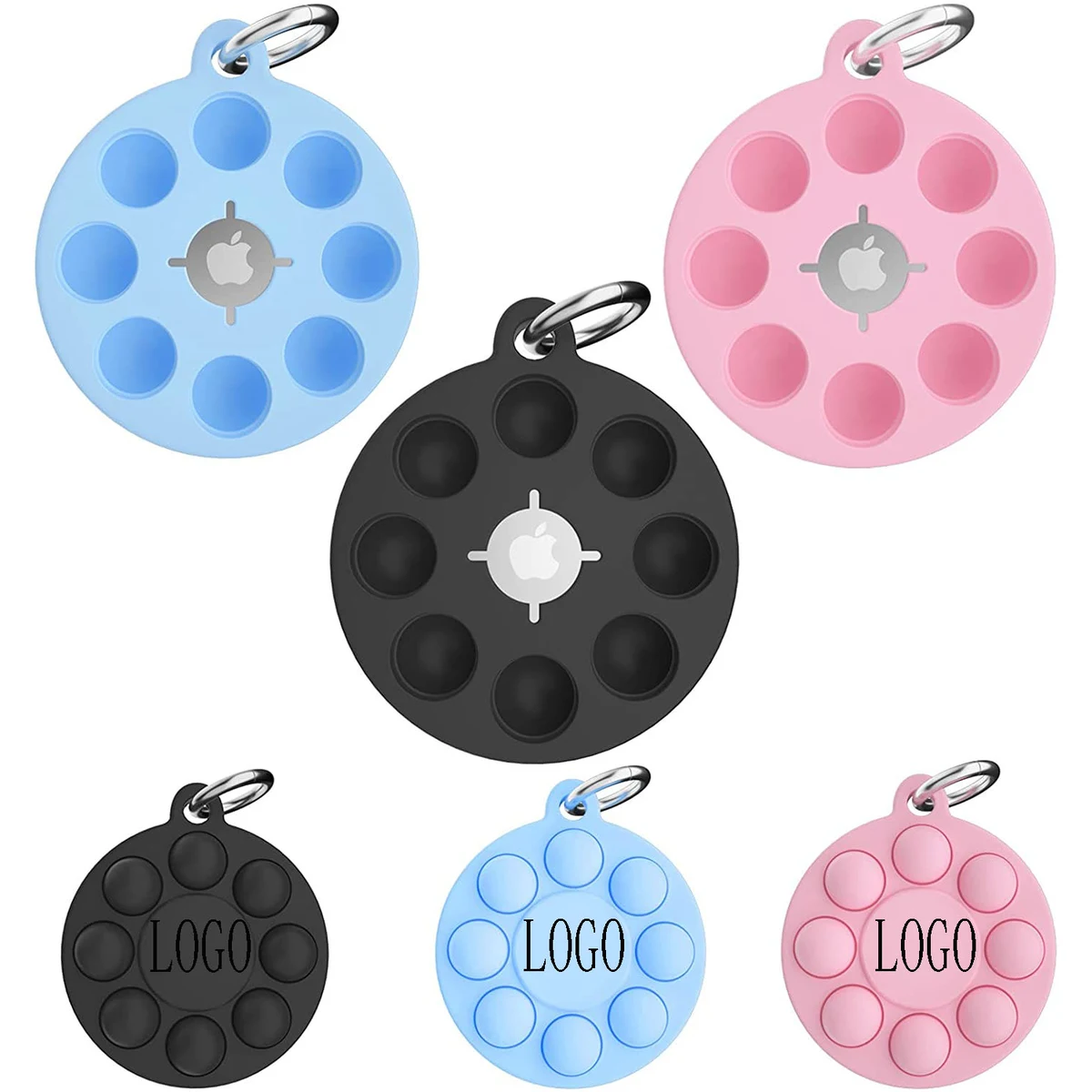 New AirTag Case w/ Bubble Sensory Fidget Toys 1