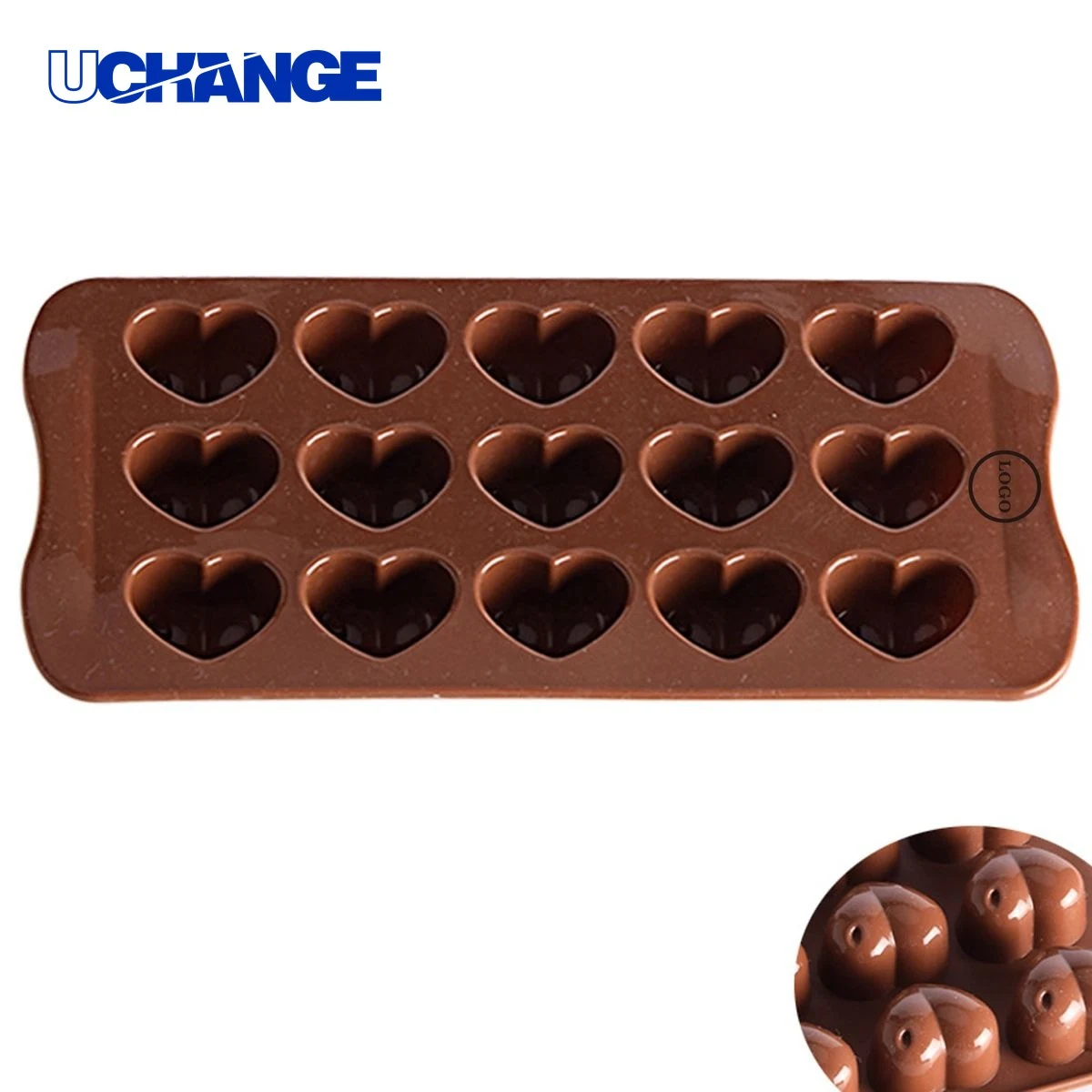 Food Grade Silicone Heart Cake Mold for Baking Use 1
