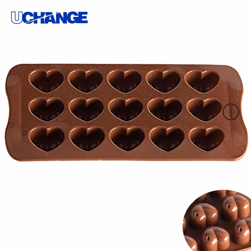Food Grade Silicone Heart Cake Mold for Baking Use