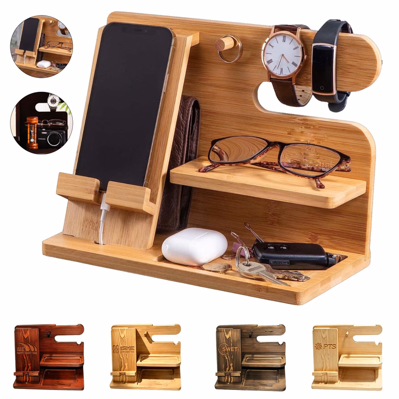 Wooden Desk Organizer