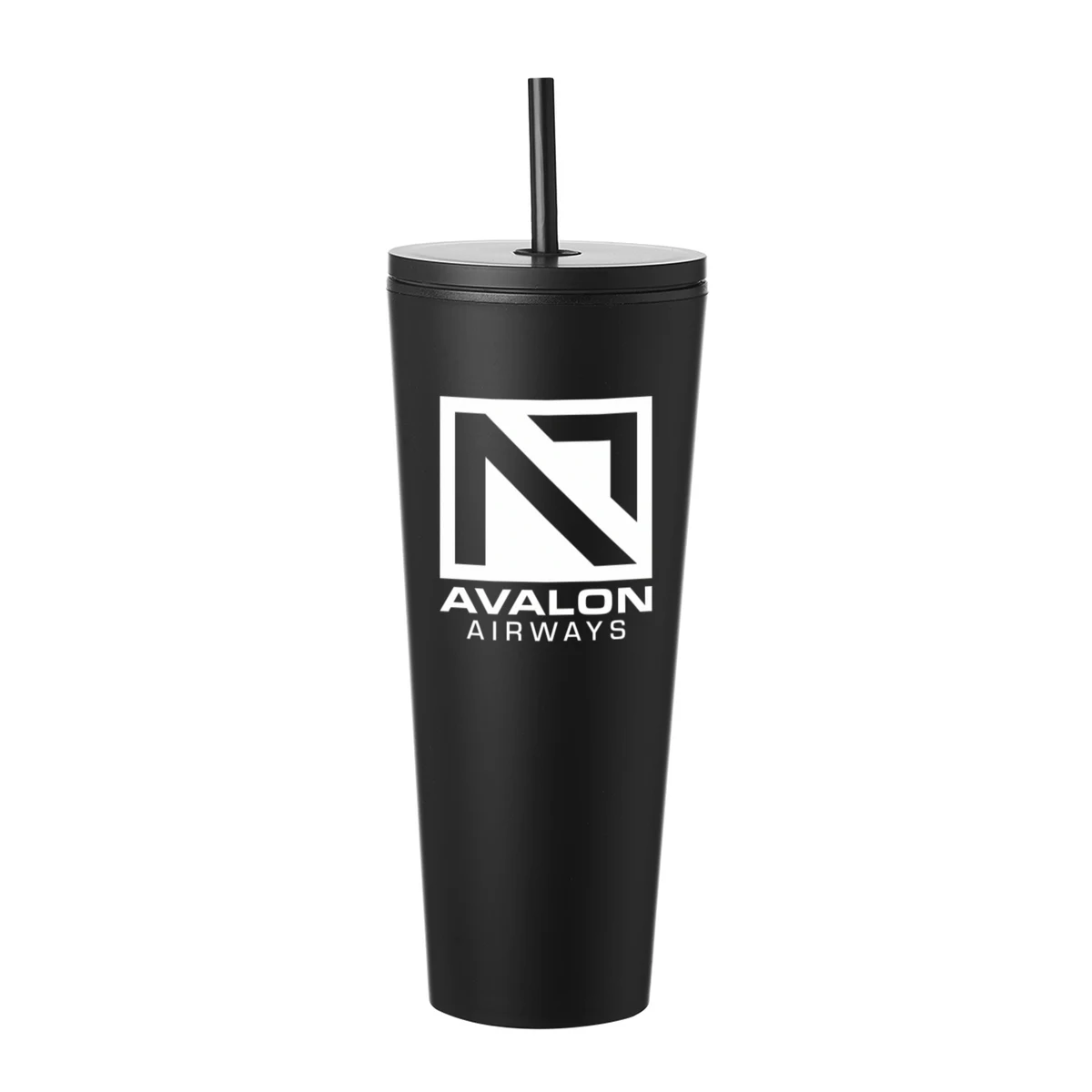 24 oz. Sleekline Rubberized Travel Mug (1 Color Imprint) 1