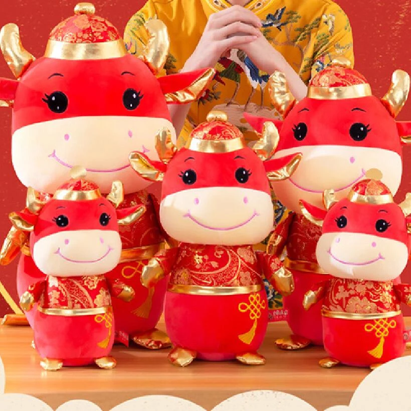 China Dress Mascot Cow 1